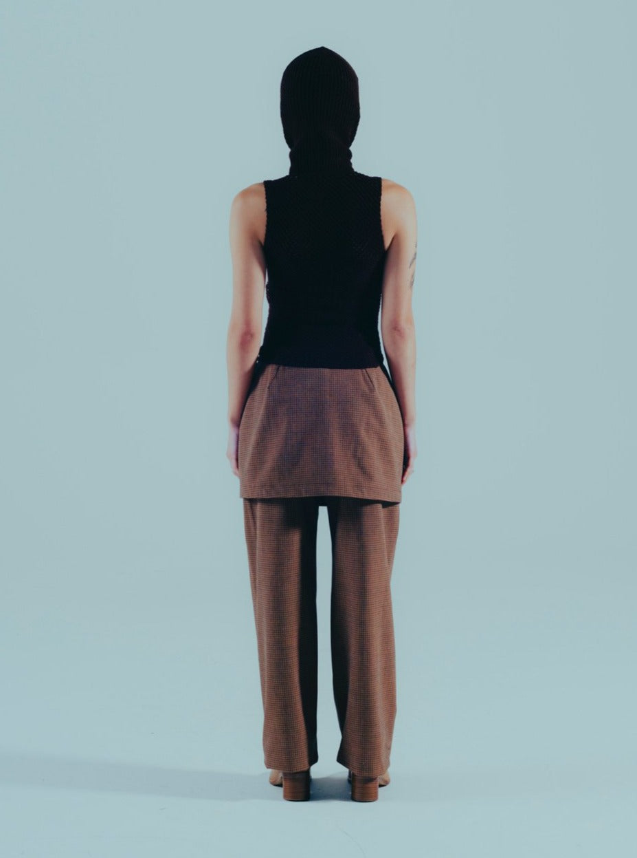 THE SKANT CARAMEL MINI PLAID