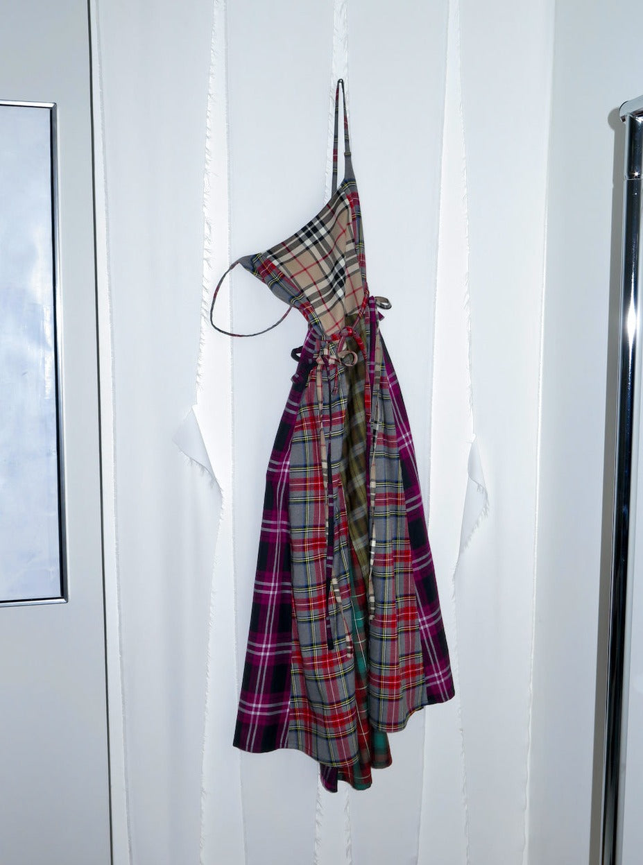 THE U DRESS MIXED PLAID