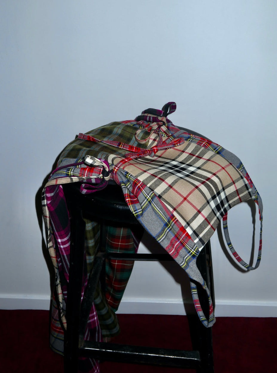 THE U DRESS MIXED PLAID