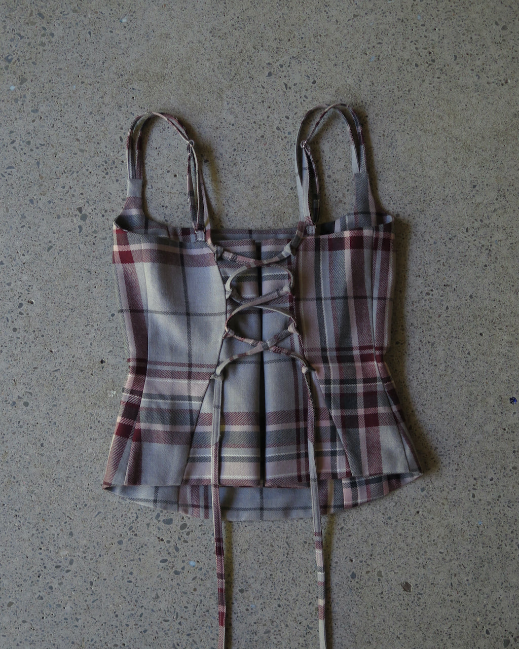 WITHOUT U TOP - PLAID 001