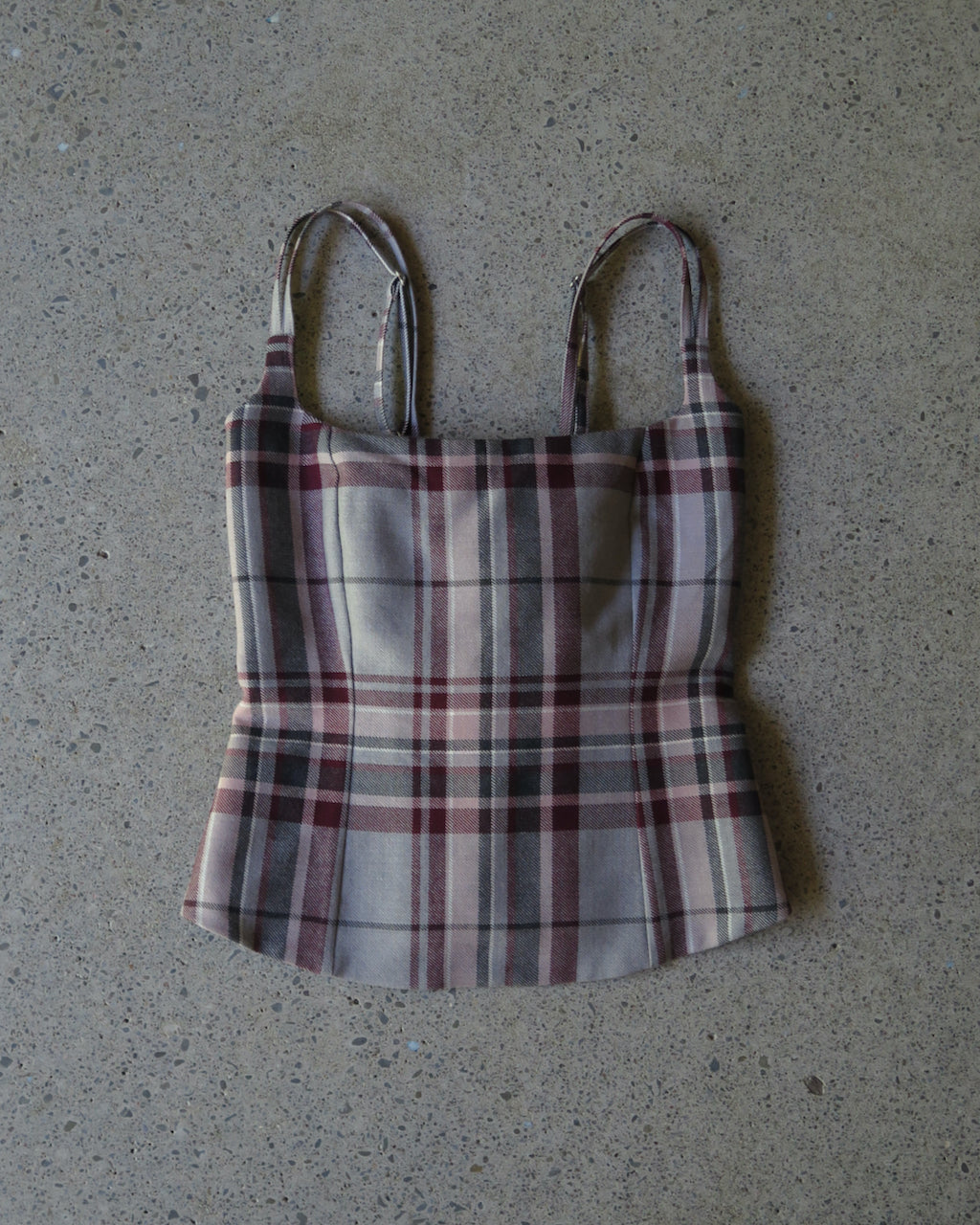 WITHOUT U TOP - PLAID 001