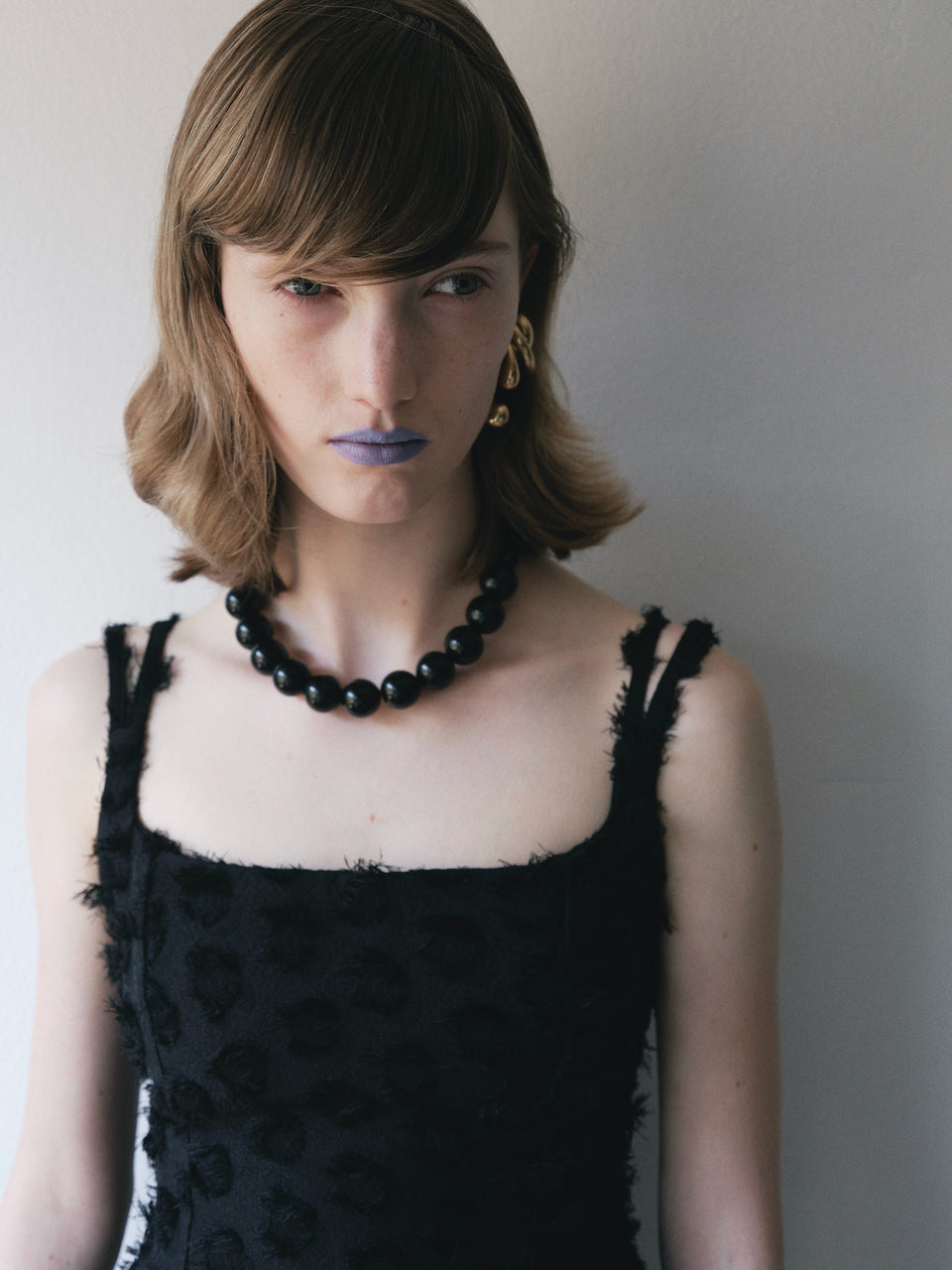 WITHOUT U TOP - BLACK CLIP JAQUARD