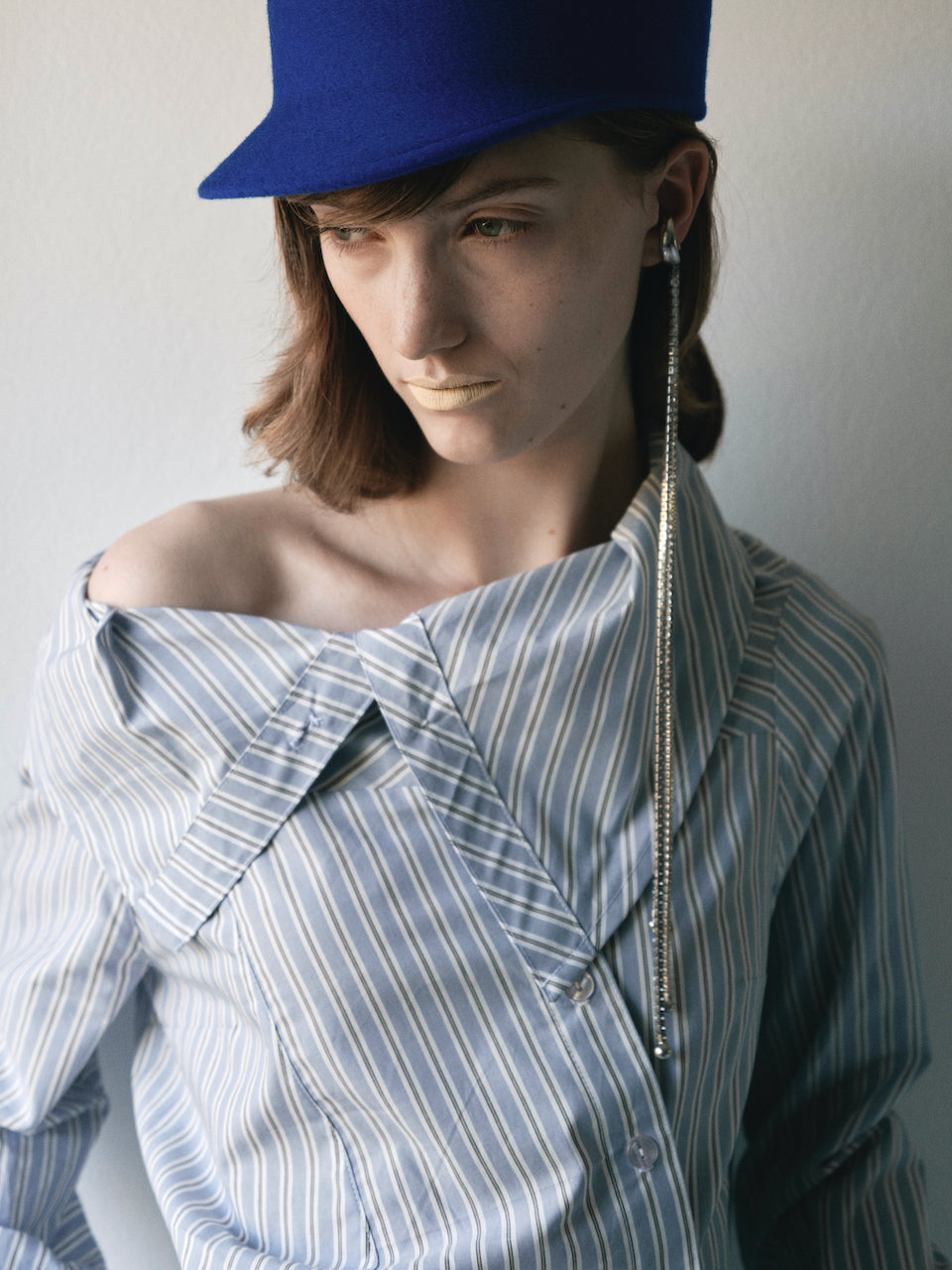 FOLD SHIRT - PINSTRIPE