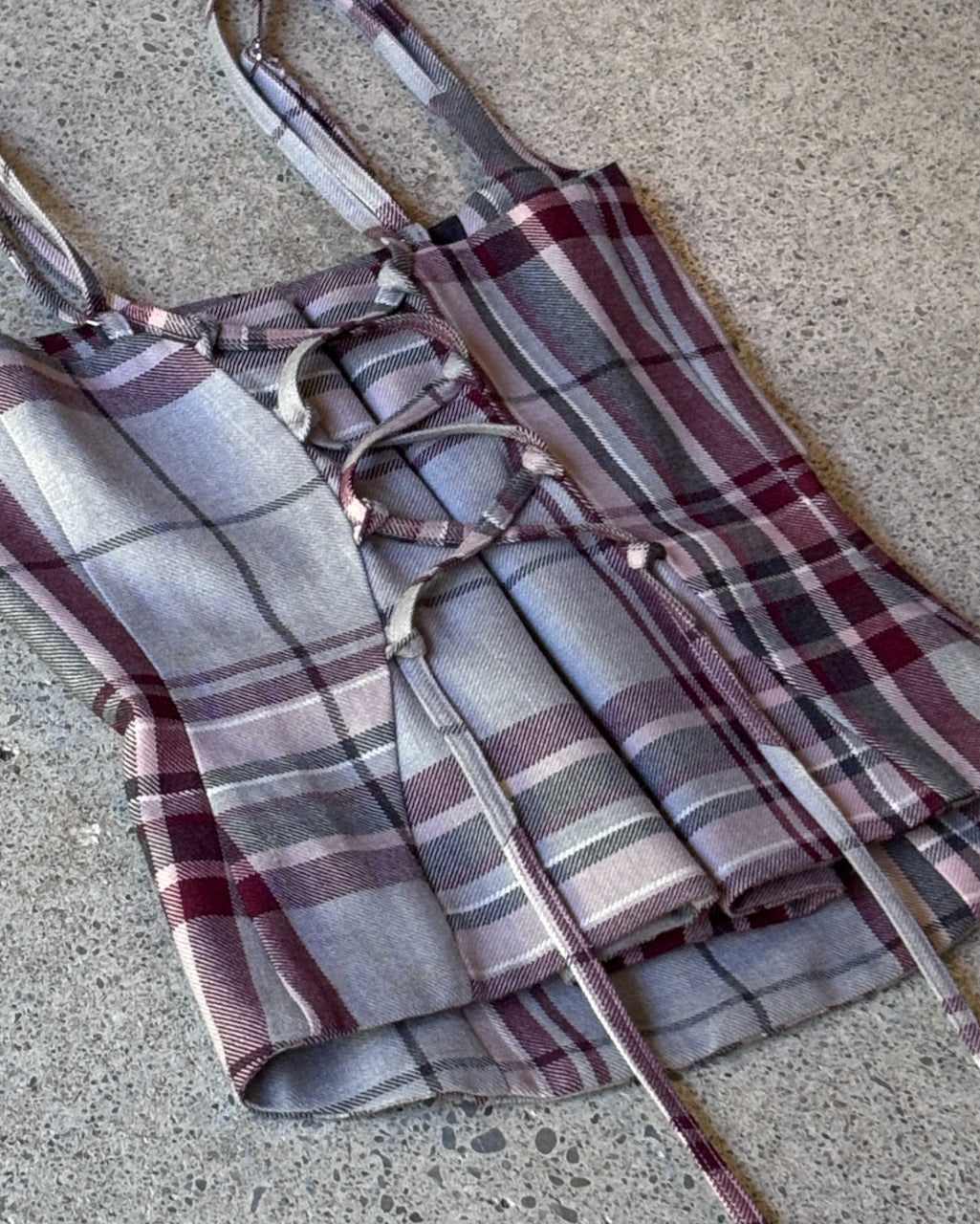 WITHOUT U TOP - PLAID 001
